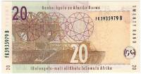 () Банкнота ЮАР (Южная Африка) 2005 год 20  ""   UNC
